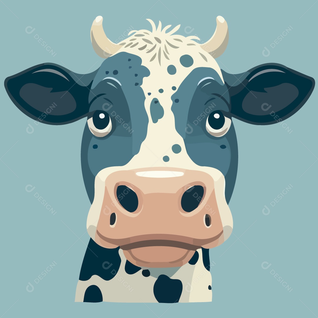 Vaca Ilustração Vetor EPS