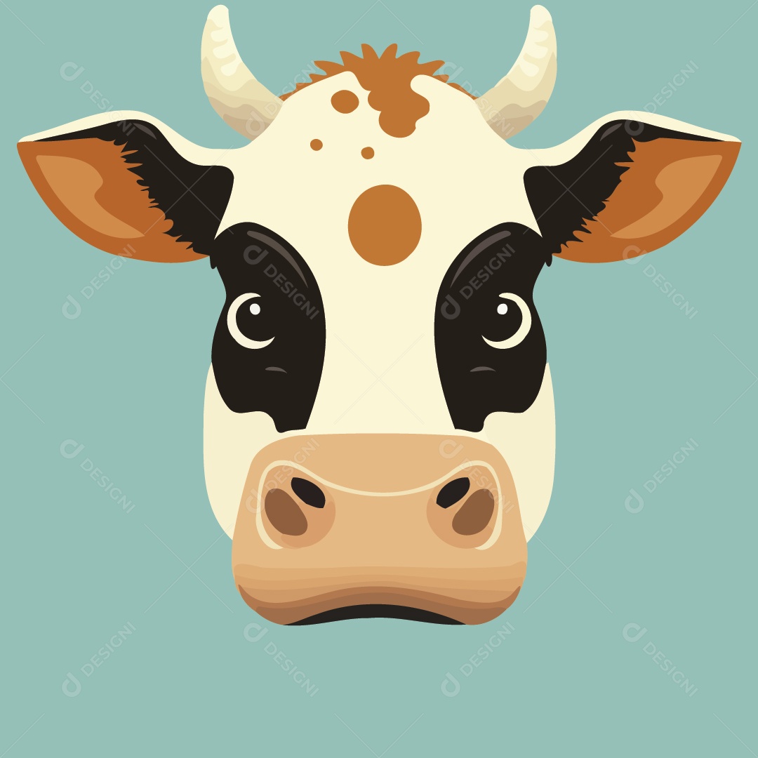 Vaca Ilustração Vetor EPS