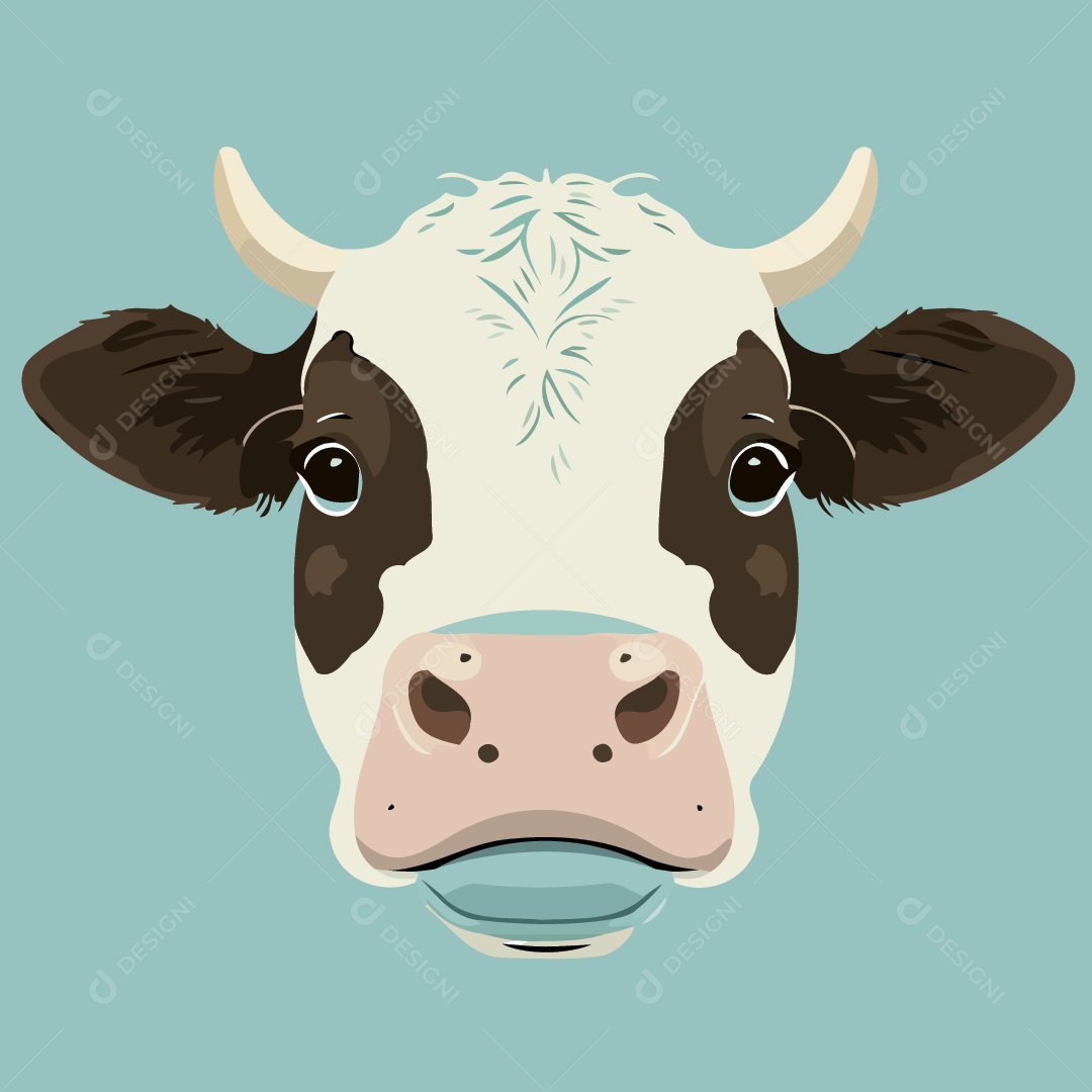 Vaca Ilustração Vetor EPS