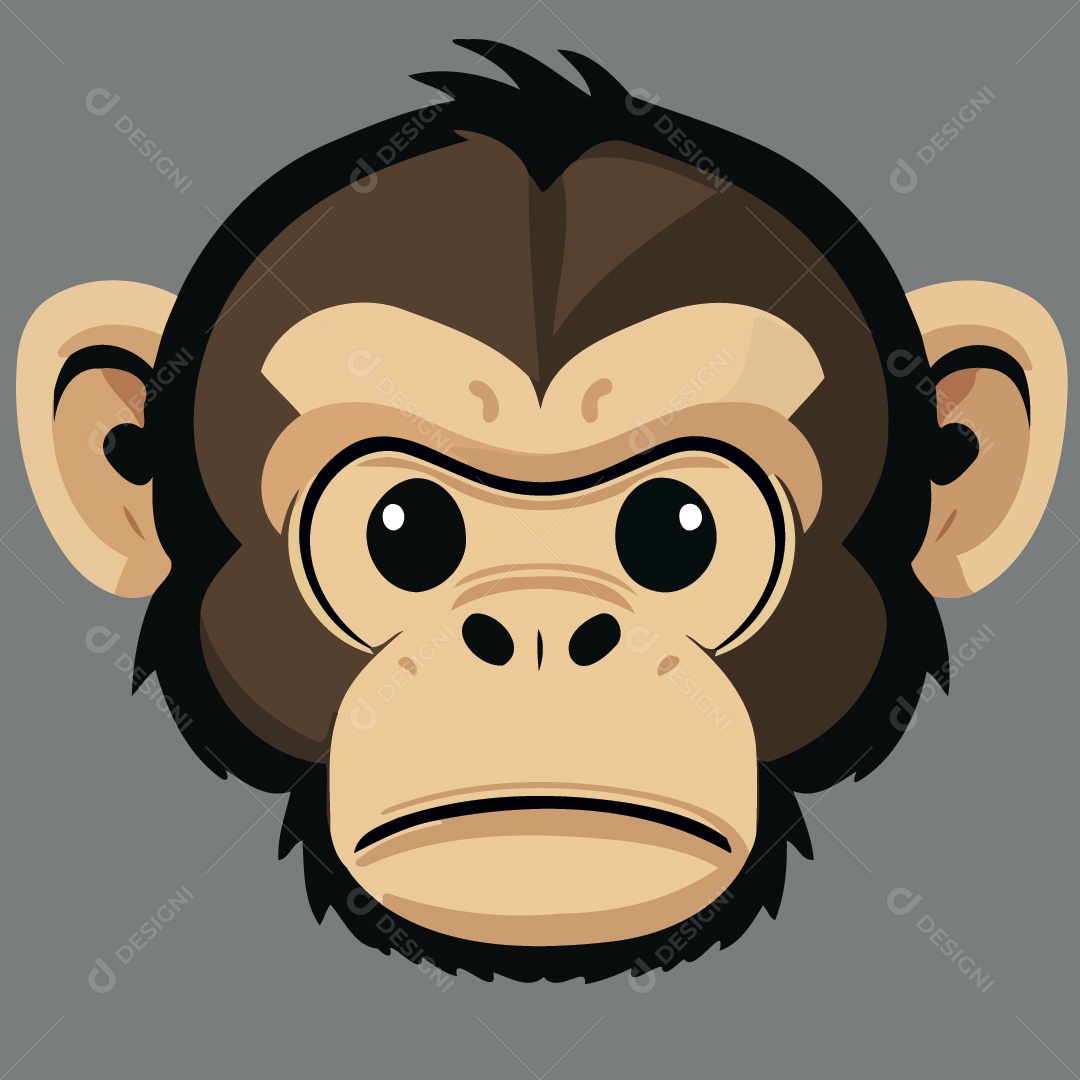 Chimpanzé Ilustração Vetor EPS