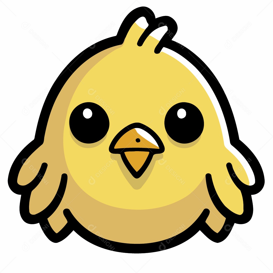 Pintinho Ilustração Vetor EPS