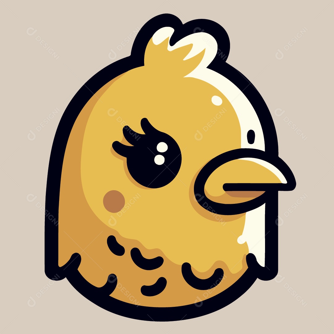 Pintinho Ilustração Vetor EPS