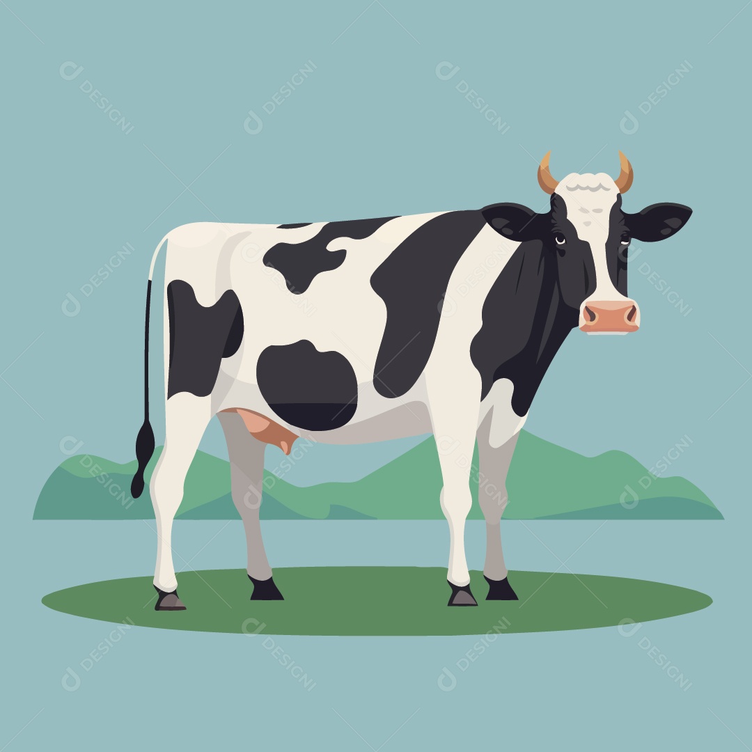 Vaca Desenho Vetor EPS