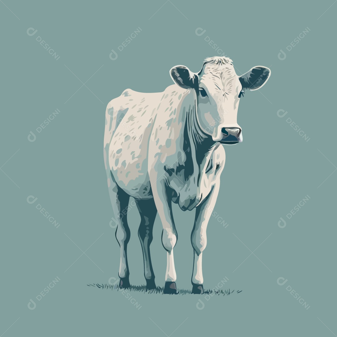 Vaca Desenho Vetor EPS