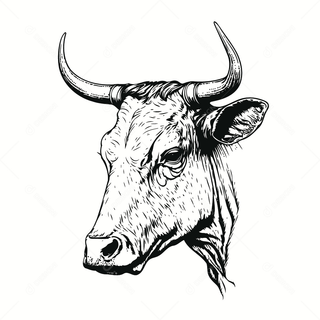 Vaca Desenho Vetor EPS