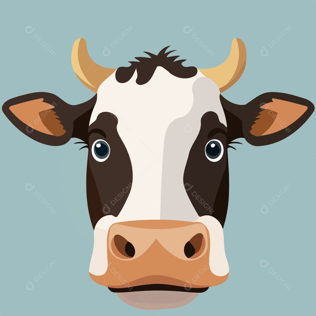 Vaca Ilustração Vetor EPS