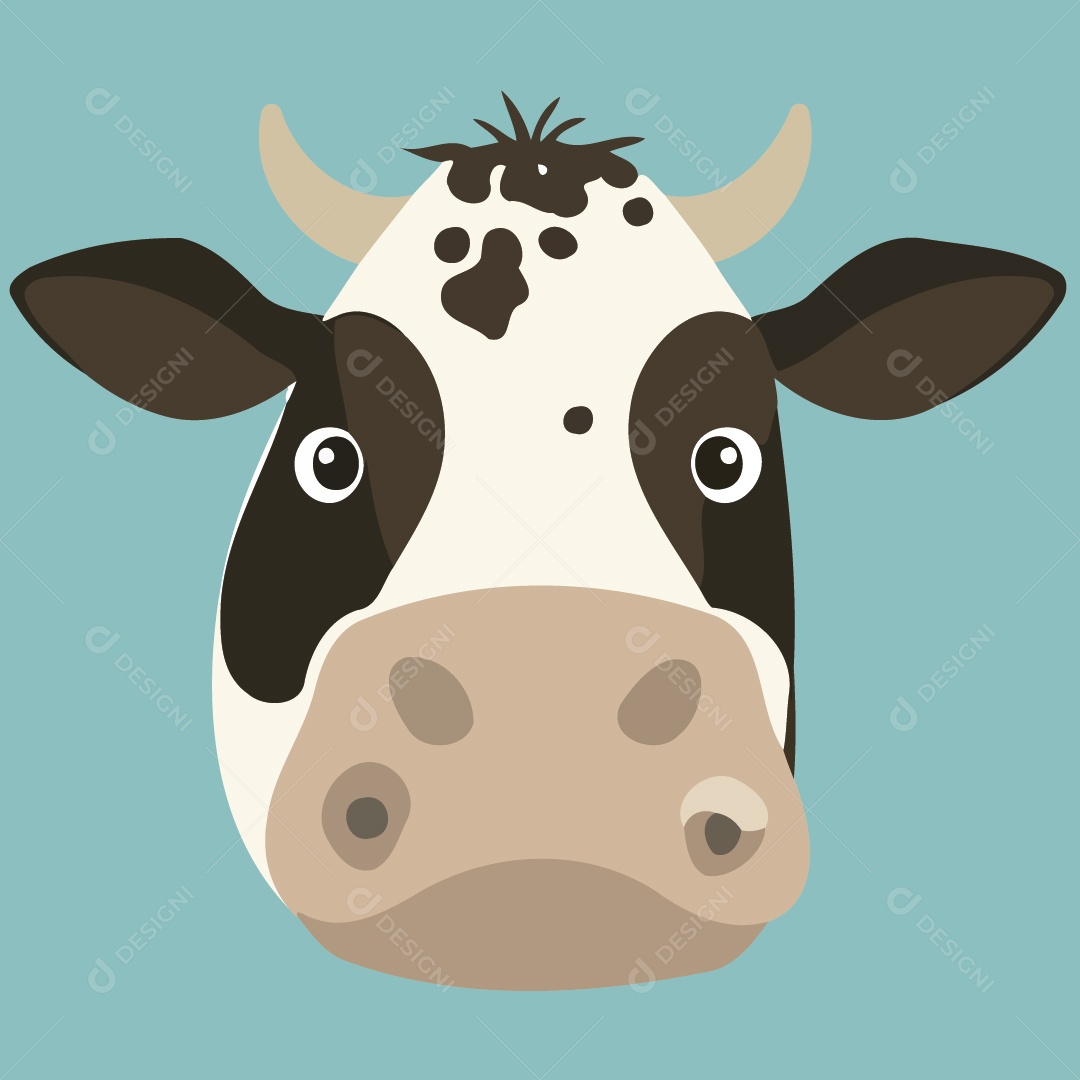 Vaca Ilustração Vetor EPS