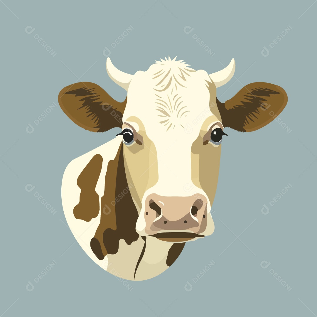 Vaca Ilustração Vetor EPS