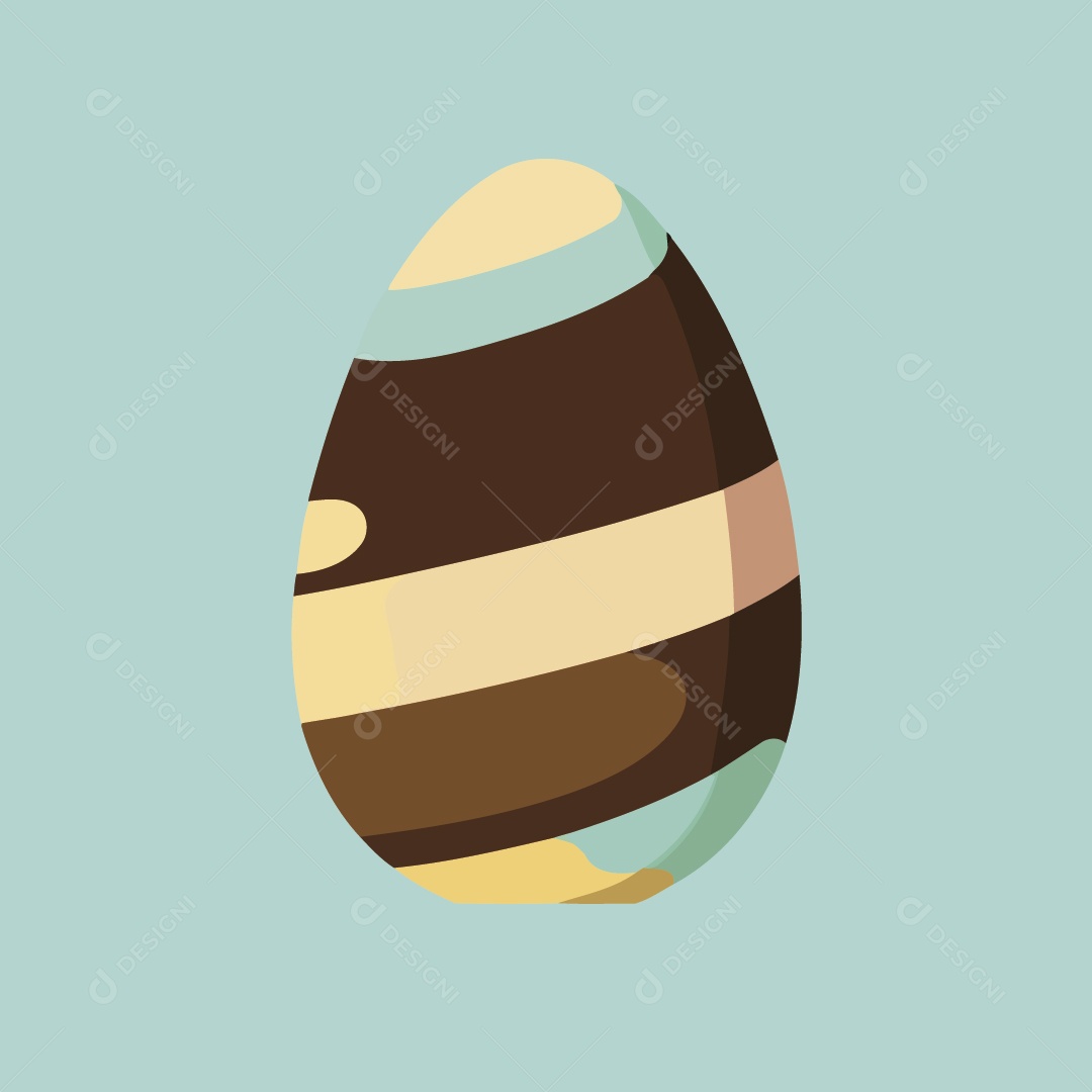 Ovo de Páscoa Ilustração Vetor EPS