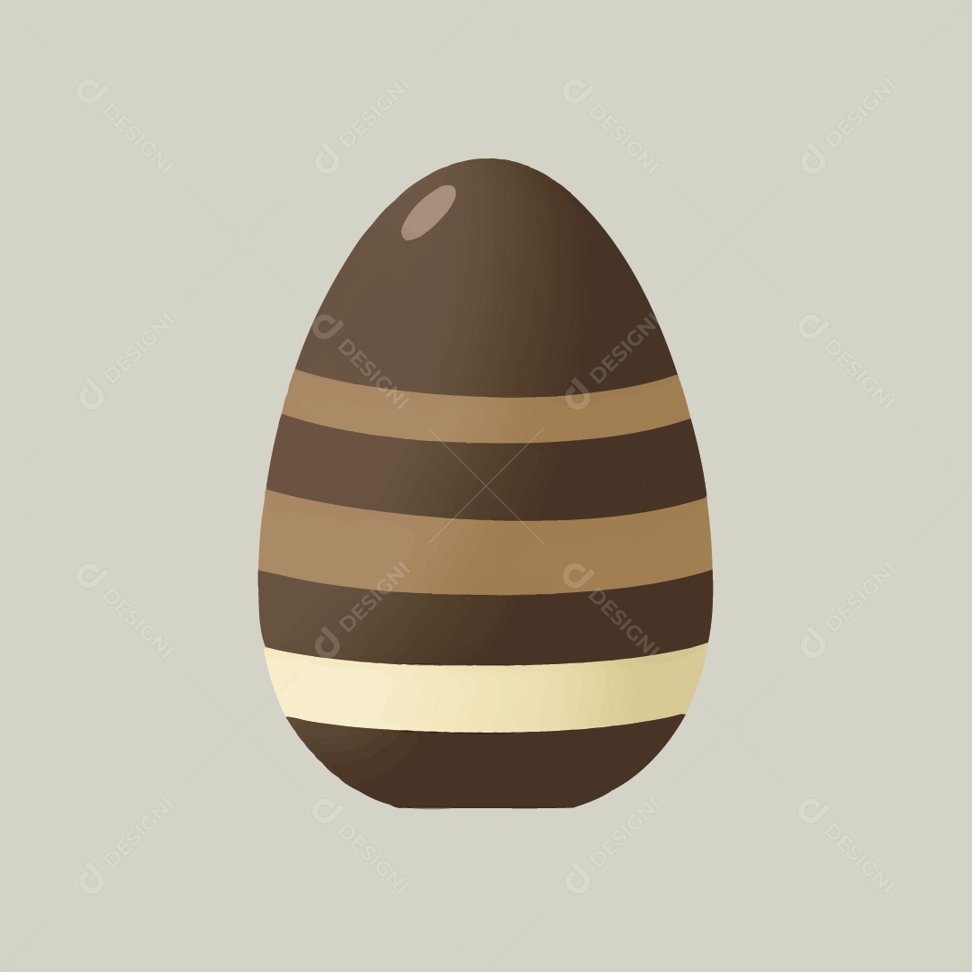 Ovo de Páscoa Ilustração Vetor EPS