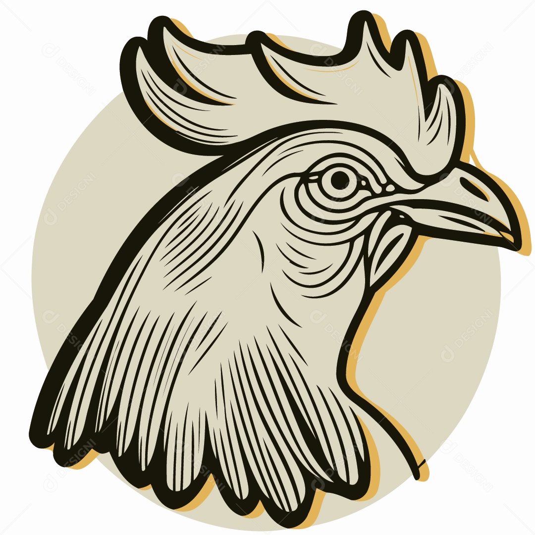 Galinha Ilustração Vetor EPS