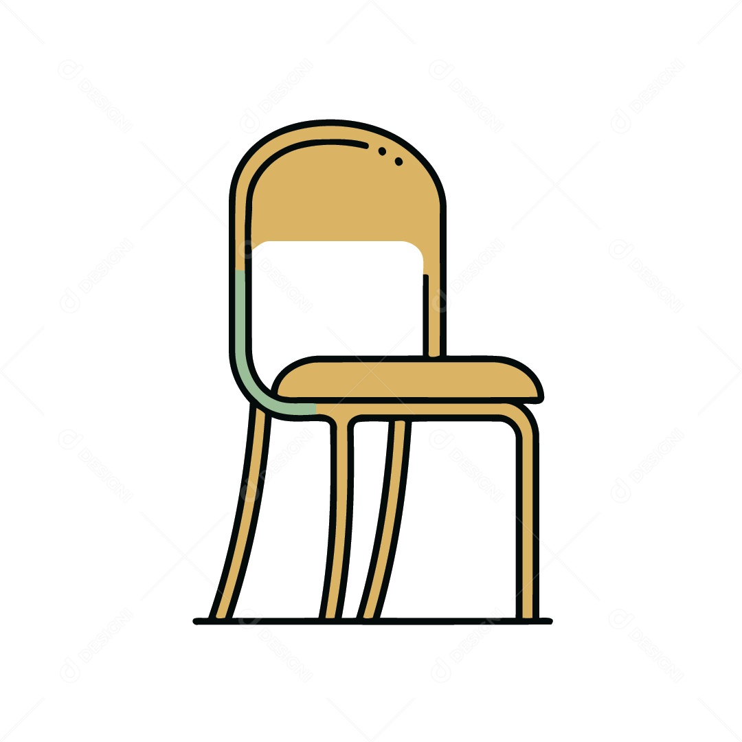 Cadeira Ilustração Vetor EPS
