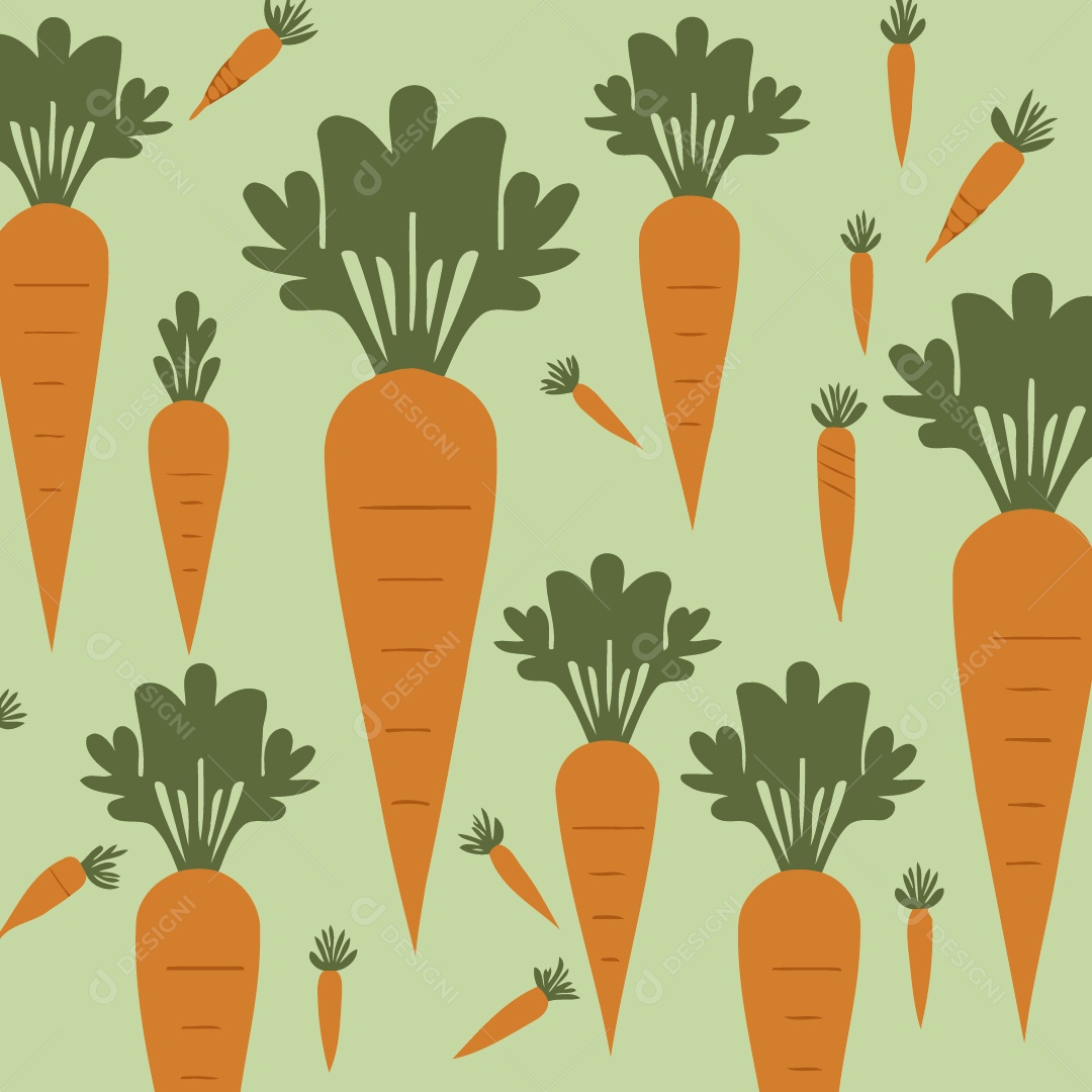 Cenoura Ilustração Vetor EPS