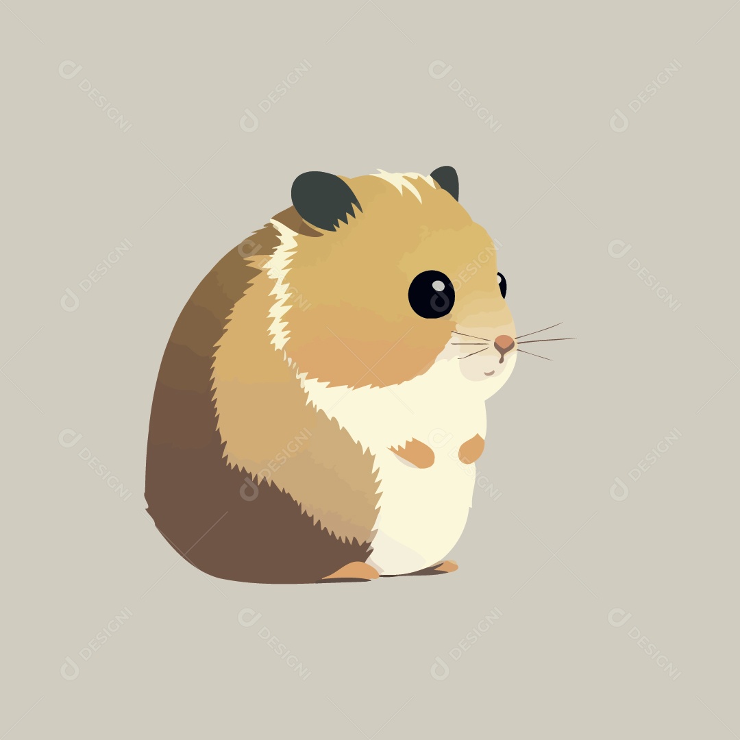 Hamster Ilustração Vetor EPS