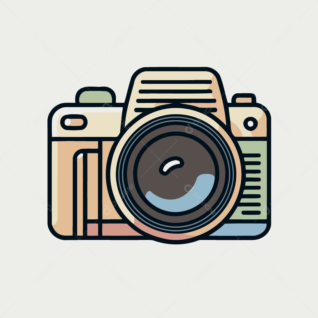 Câmera Ilustração Vetor EPS