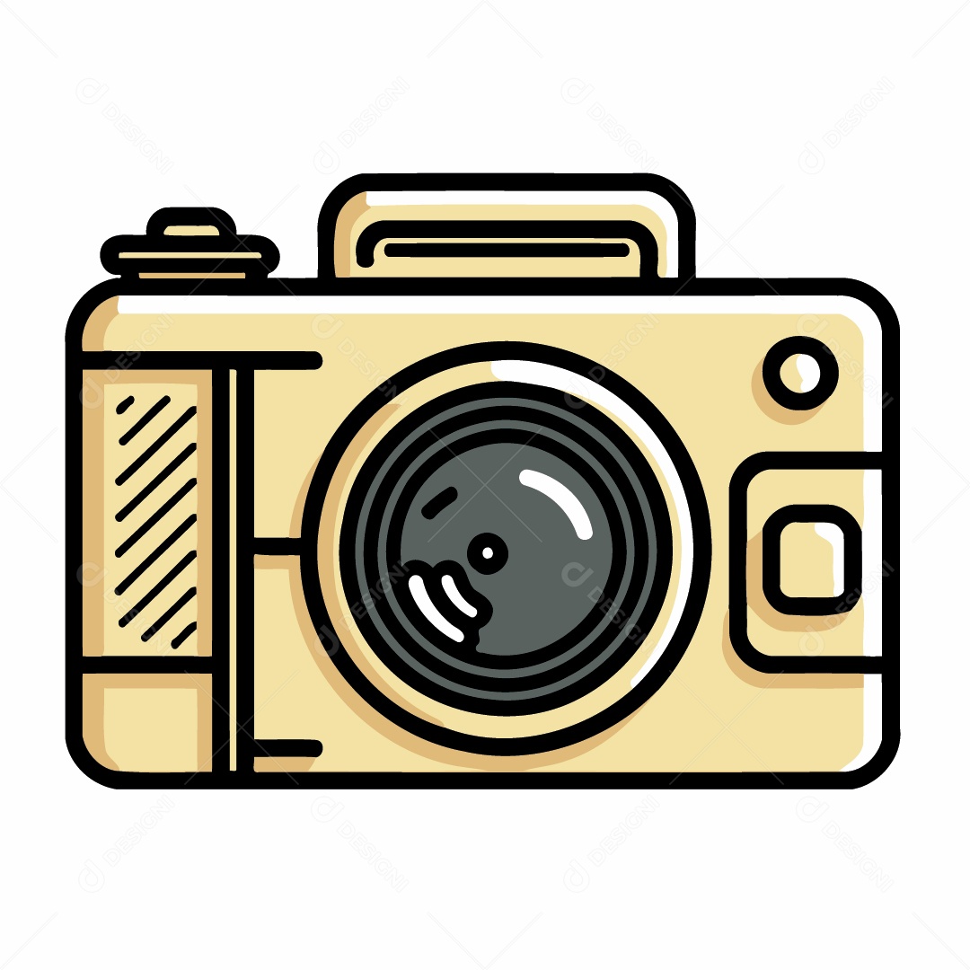 Câmera Ilustração Vetor EPS