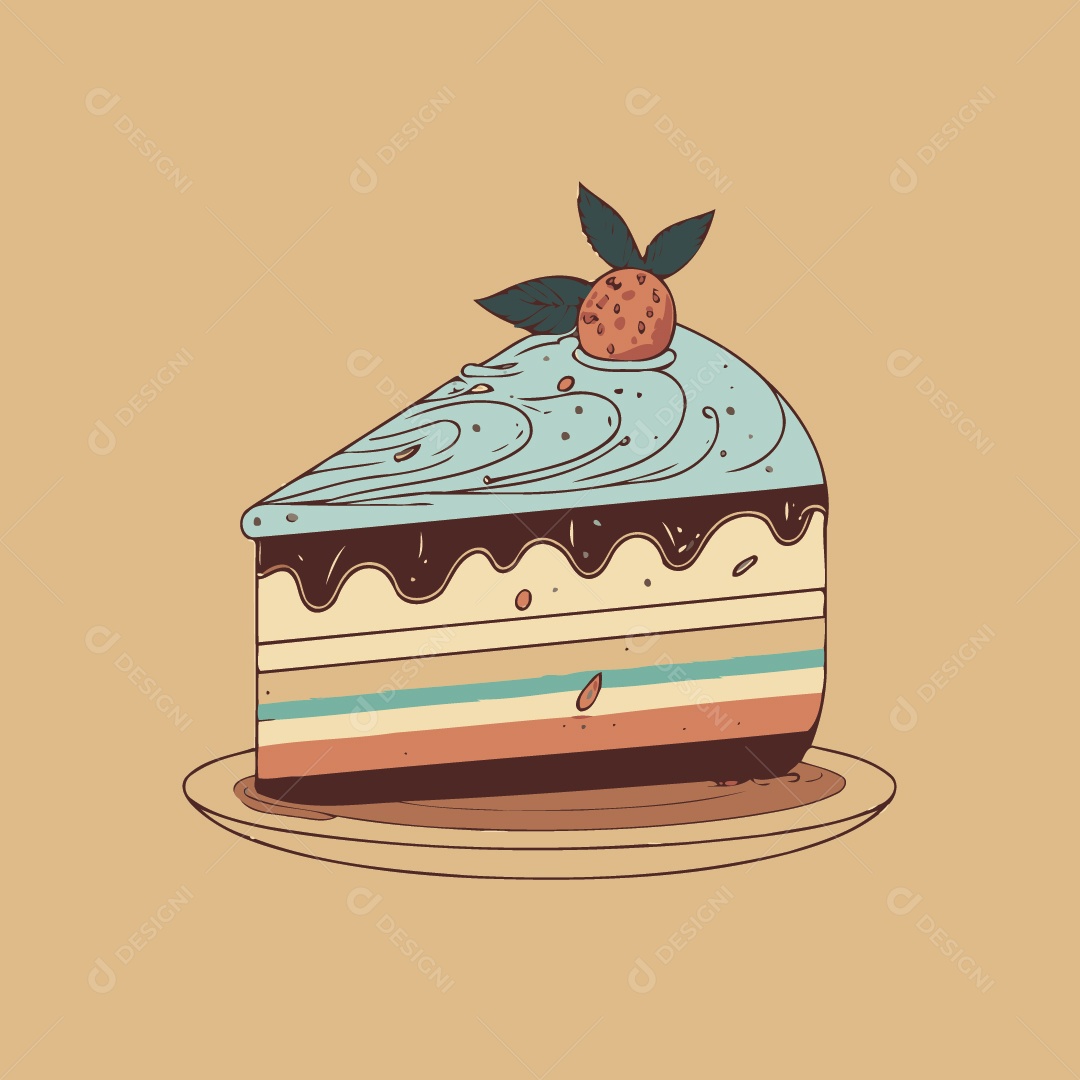 Faria de Bolo Ilustração Vetor EPS