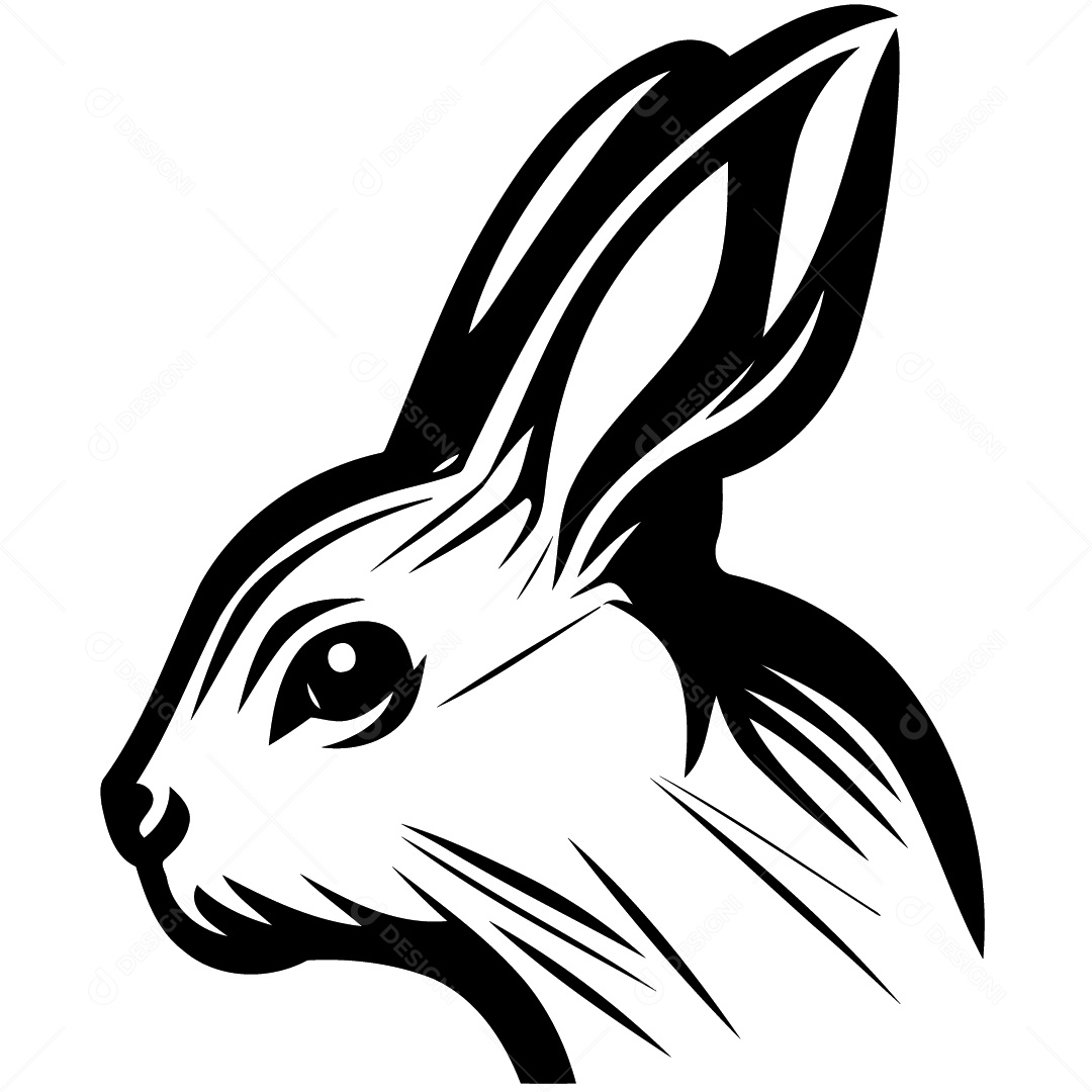 Desenho de Coelho Vetor EPS