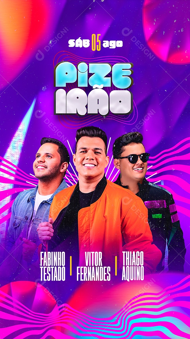 Story Flyer Pizeirão Social Media PSD Editável