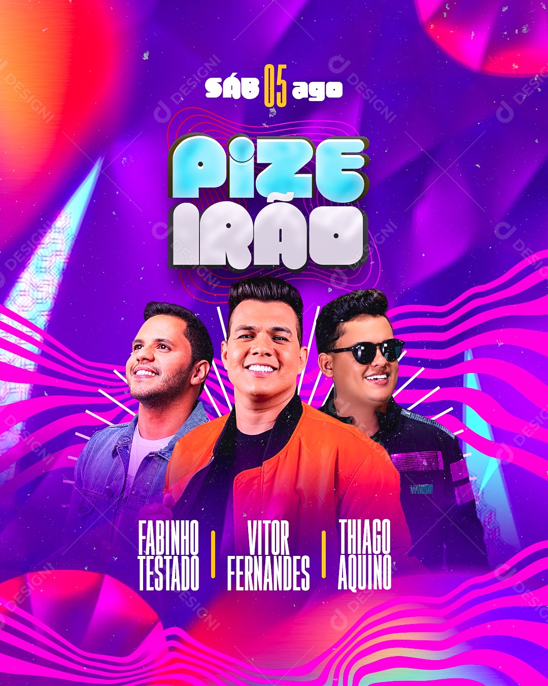 Flyer Pizeirão Social Media PSD Editável