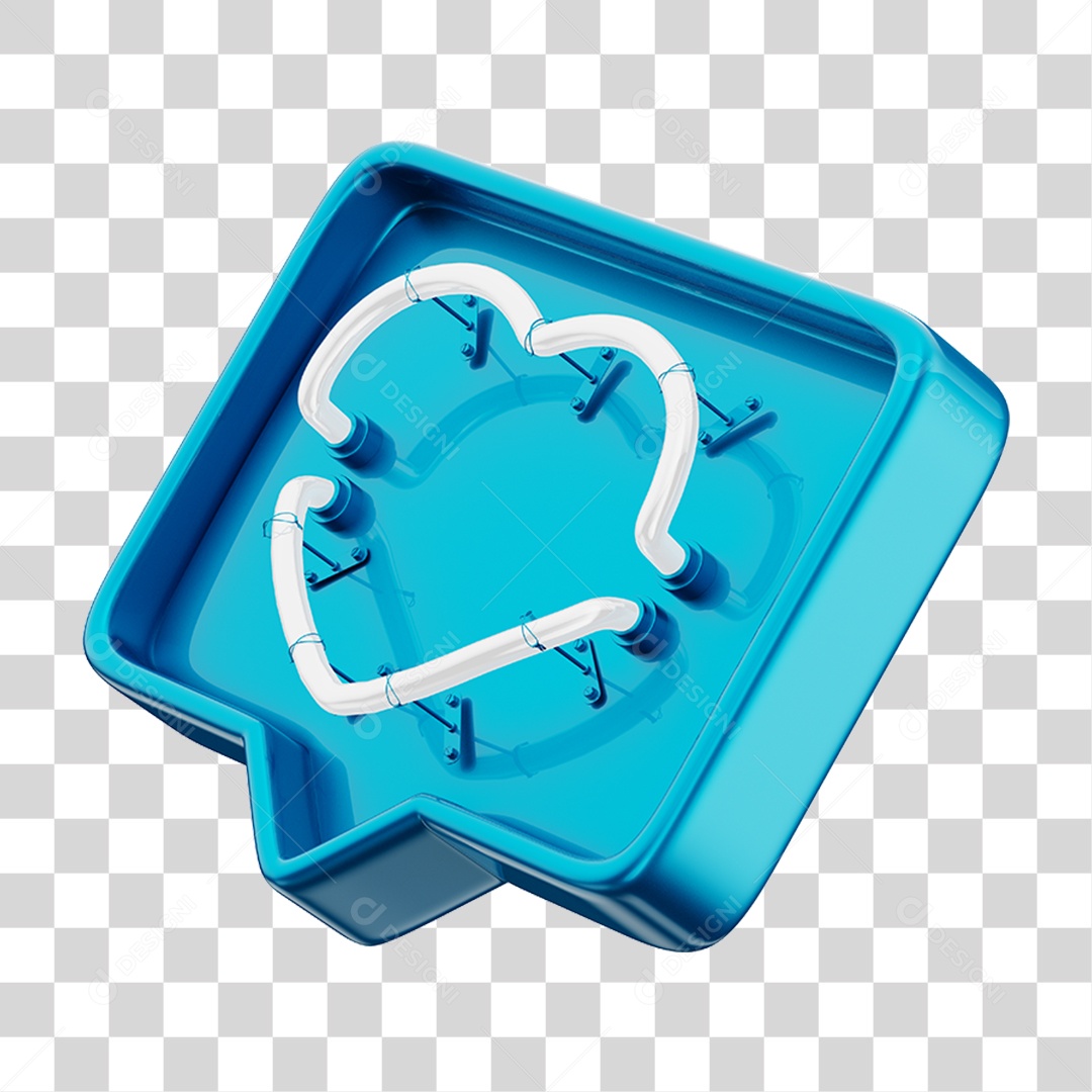 Elemento 3D Dia dos Pais para Composição PNG Transparente