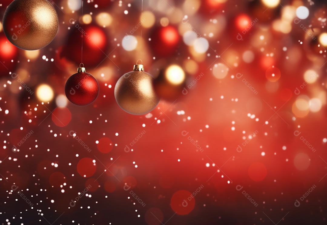 Foto abstrata fundo de natal imagem realista