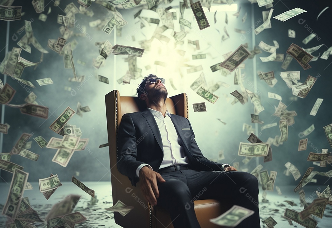 Foto O conceito de liberdade financeira e sucesso nos negócios