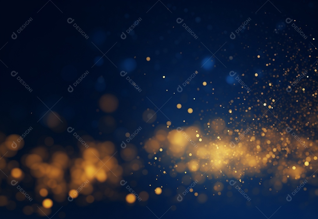 Background abstrato com partículas de brilho