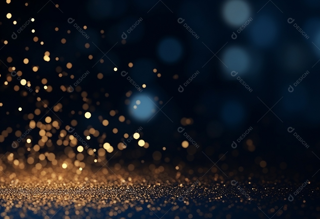 Background abstrato com partículas de brilho