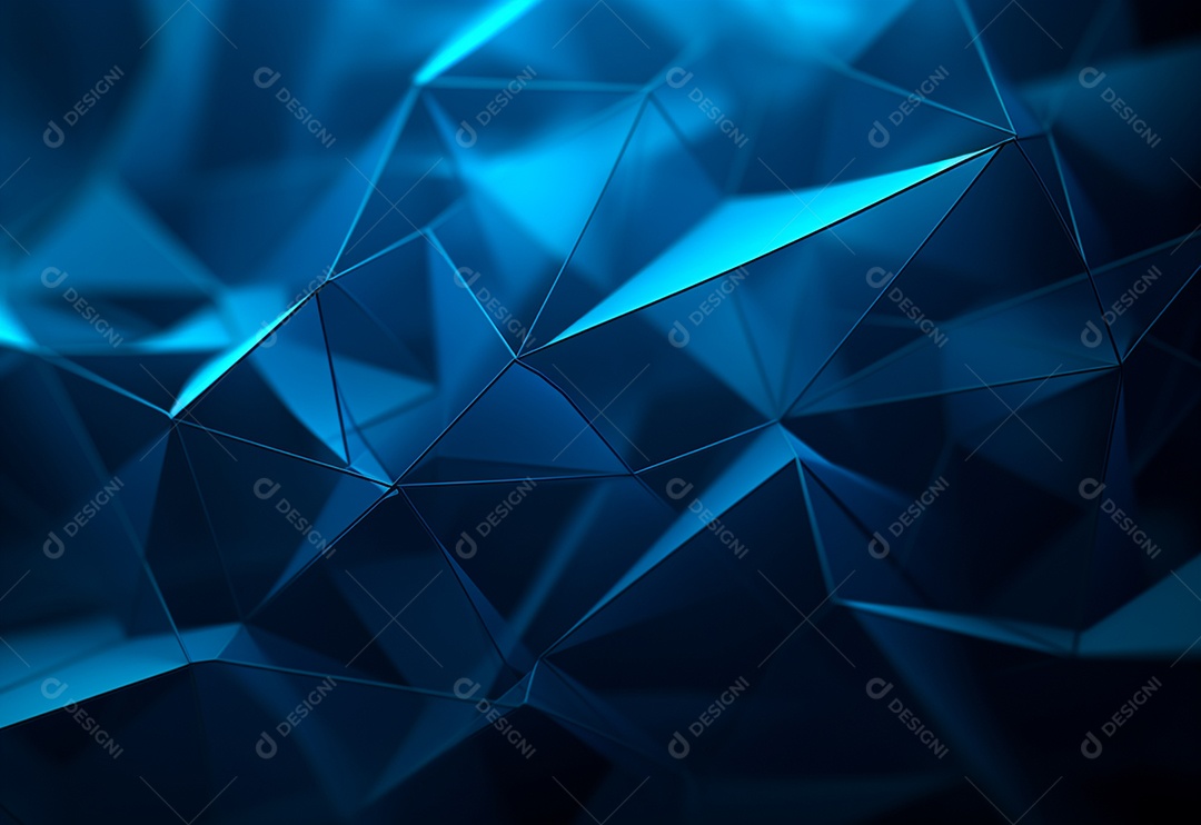Plexo abstrato azul formas geométricas conexão