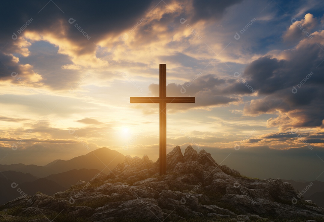 Fundo do conceito de religião cristã