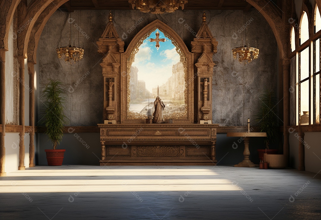 Fundo do conceito de religião cristã