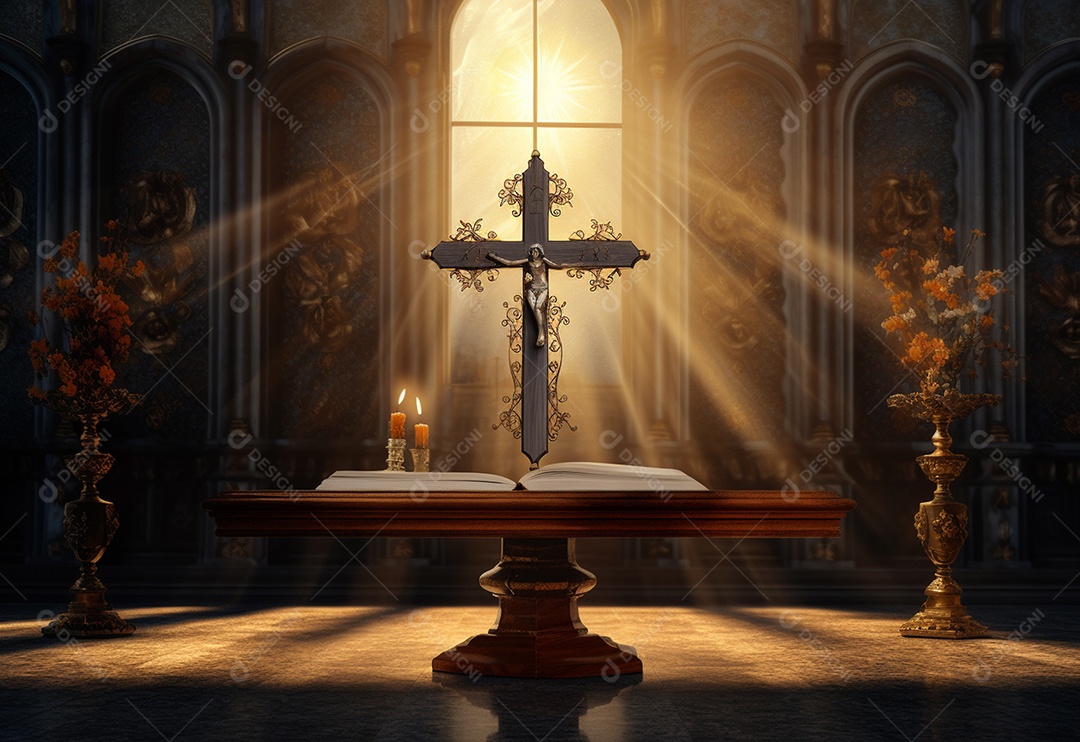 Fundo do conceito de religião cristã