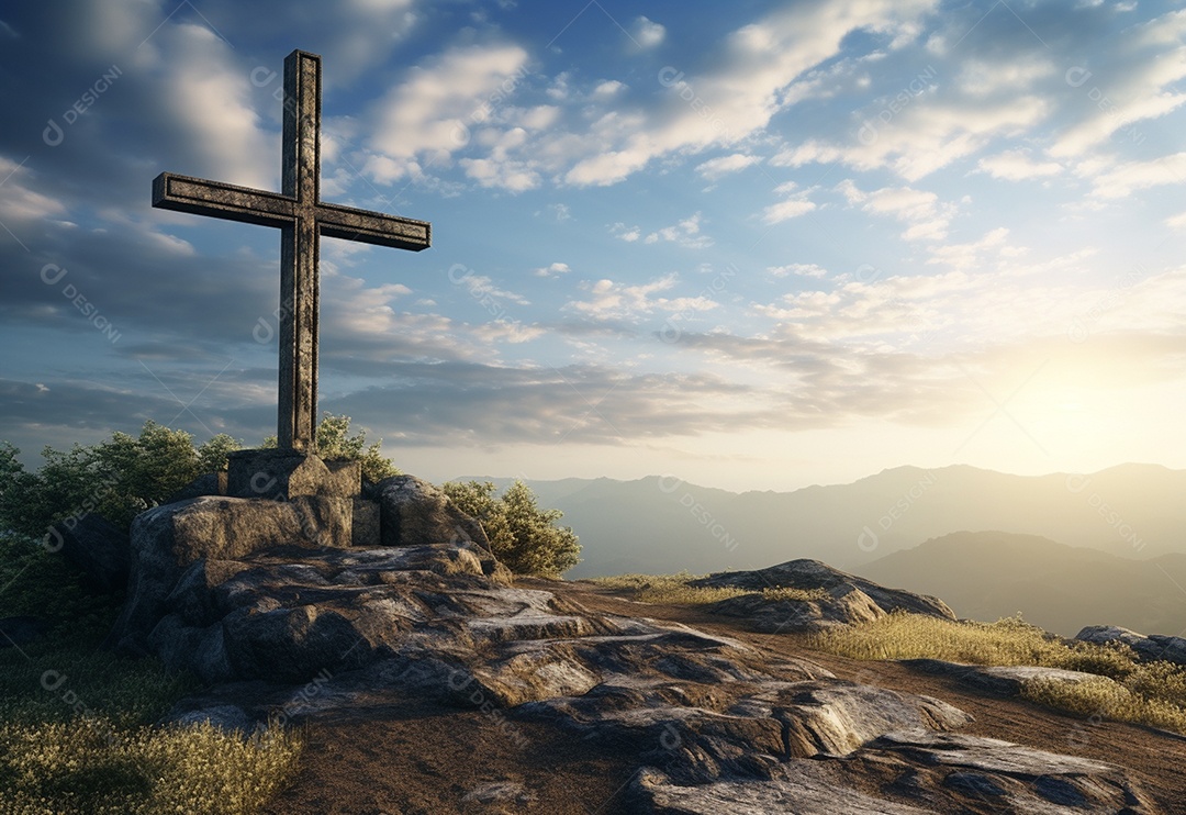 Fundo do conceito de religião cristã