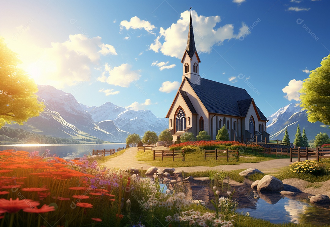 Fundo do conceito de religião cristã