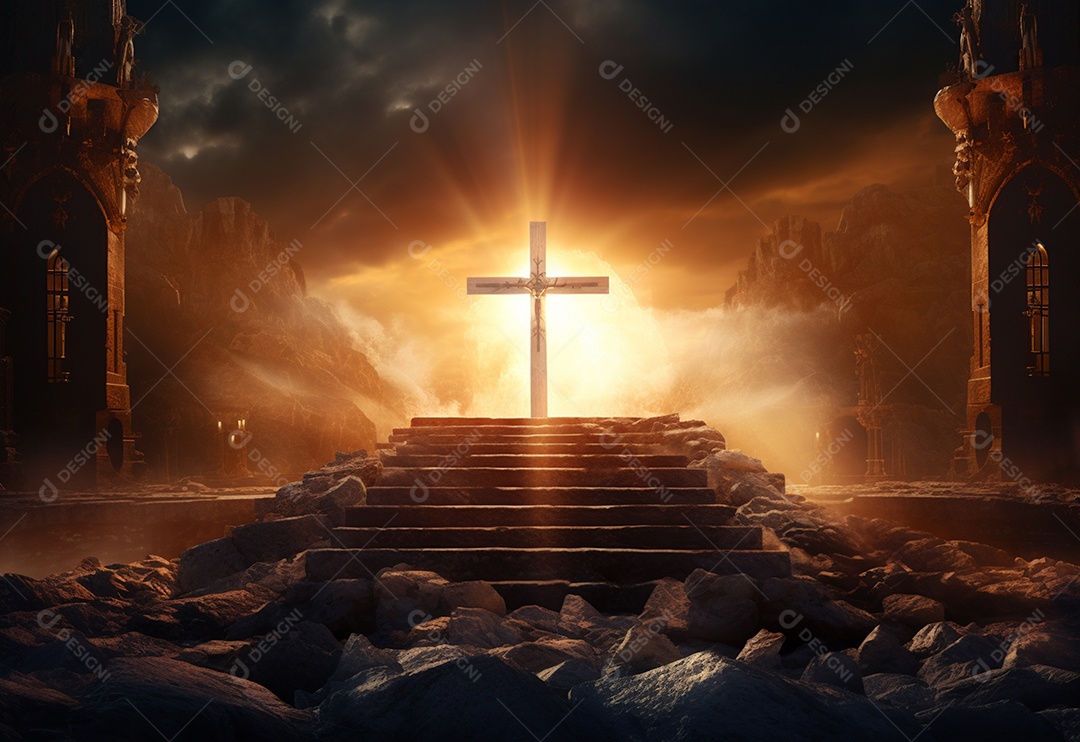 Fundo do conceito de religião cristã