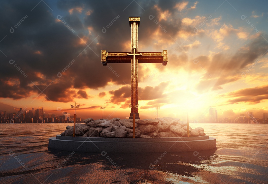 Fundo do conceito de religião cristã