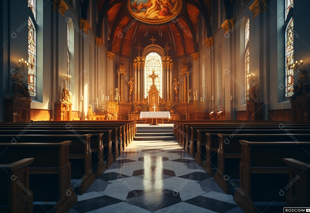 Fundo do conceito de religião cristã