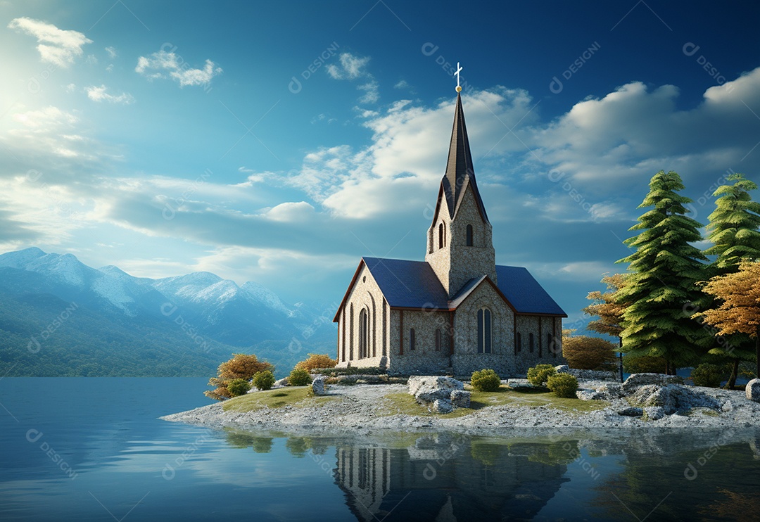 Fundo do conceito de religião cristã