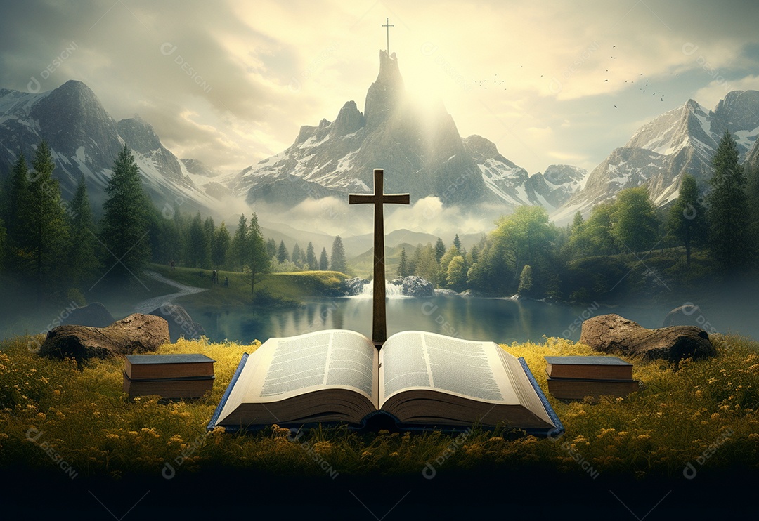 Fundo do conceito de religião cristã