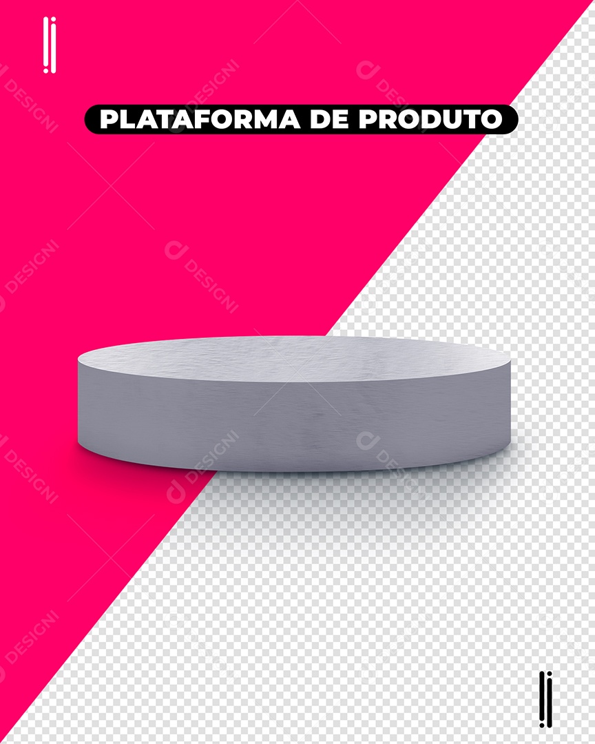 Podium Branco Para Composição PSD