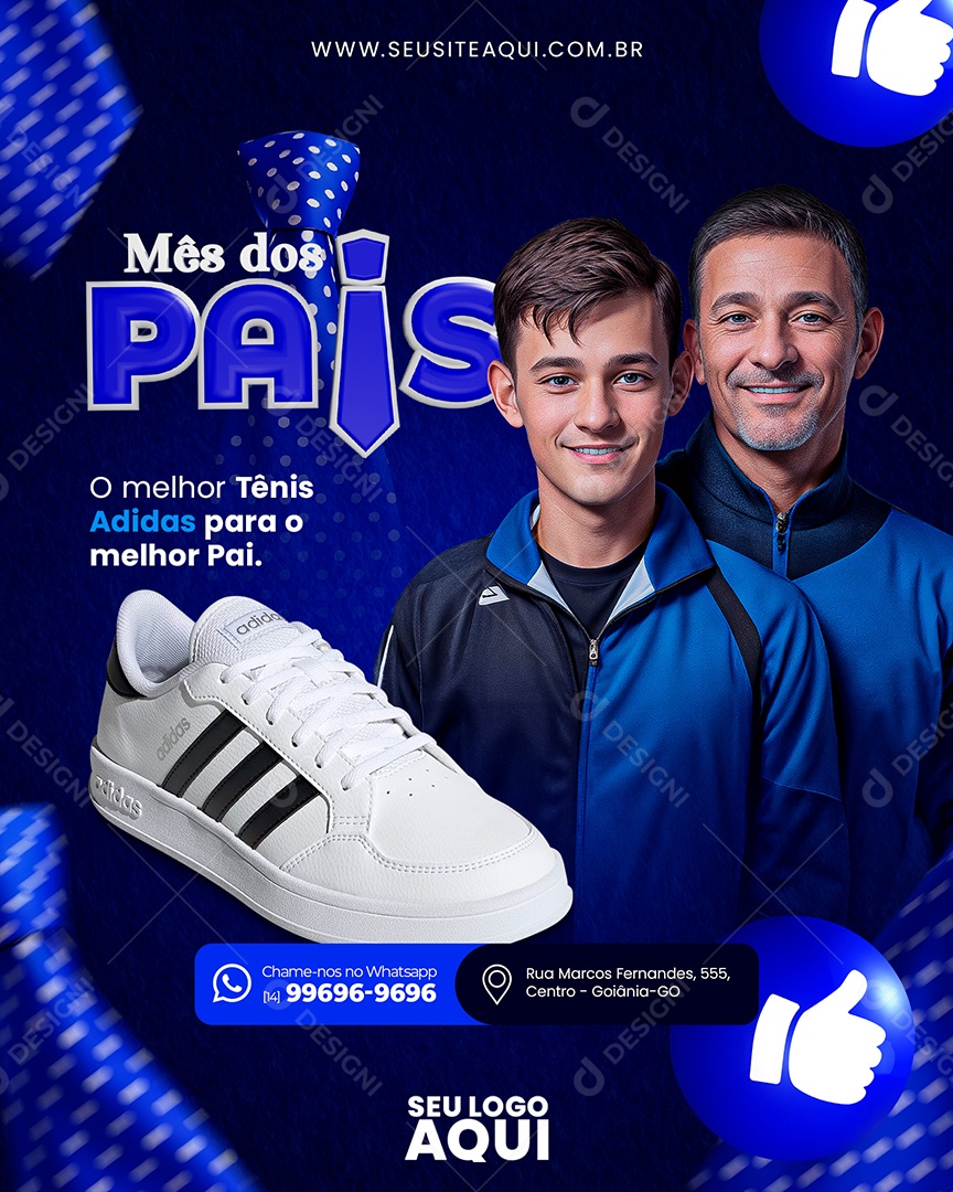 Mês Dos Pais Social Media PSD Editável