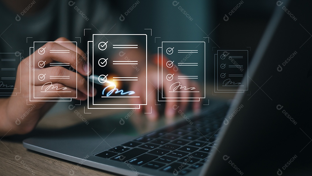 Contrato comercial on-line Assinatura eletrônica, assinatura eletrônica, gerenciamento de documentos digitais