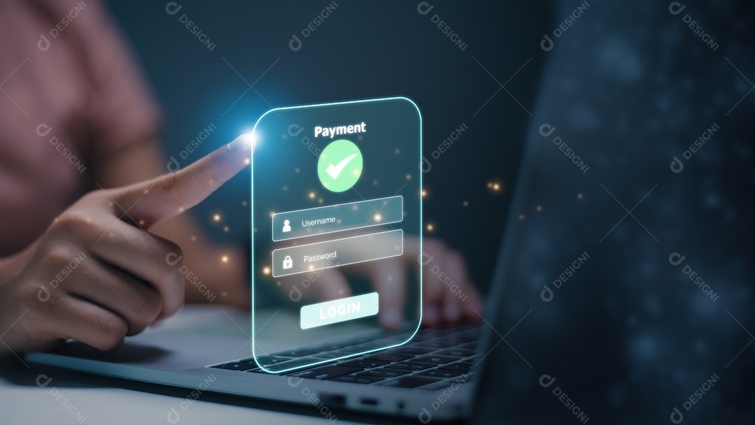 Conceito de pagamento online digital. Empresários usando smartphone móvel, pagamento on-line