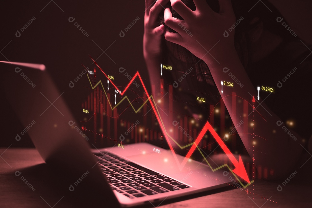 Os valores das propriedades estão diminuindo constantemente. recessão nos negócios