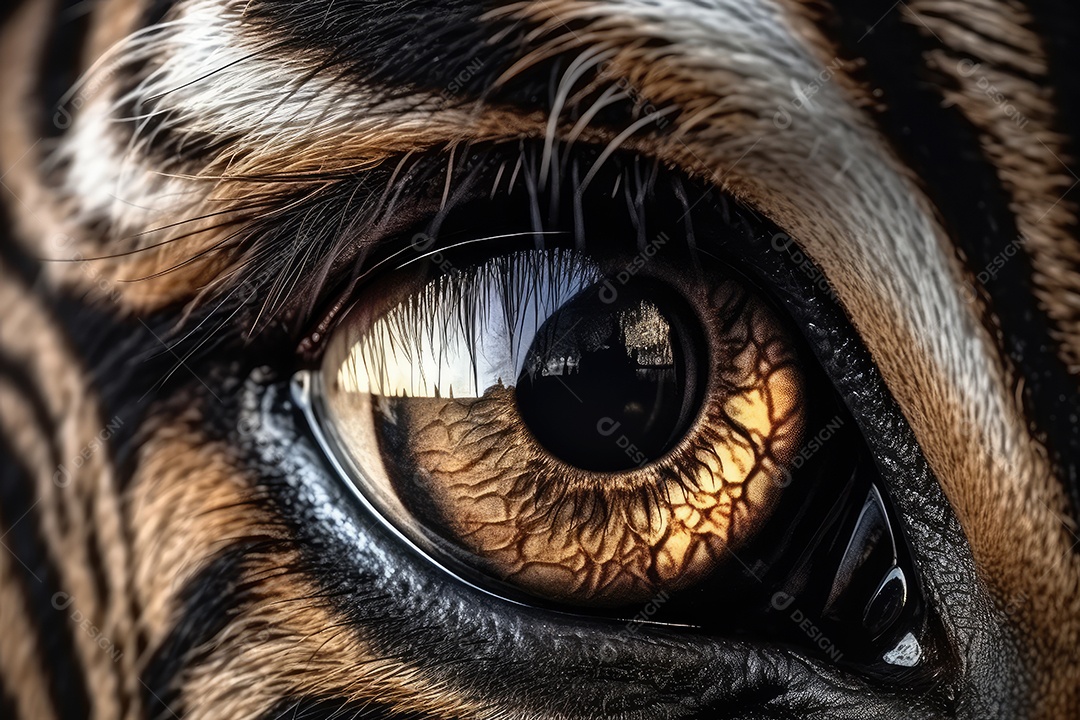 Retrato de um lindo gato em close-up Macro fotografia em fundo escuro.