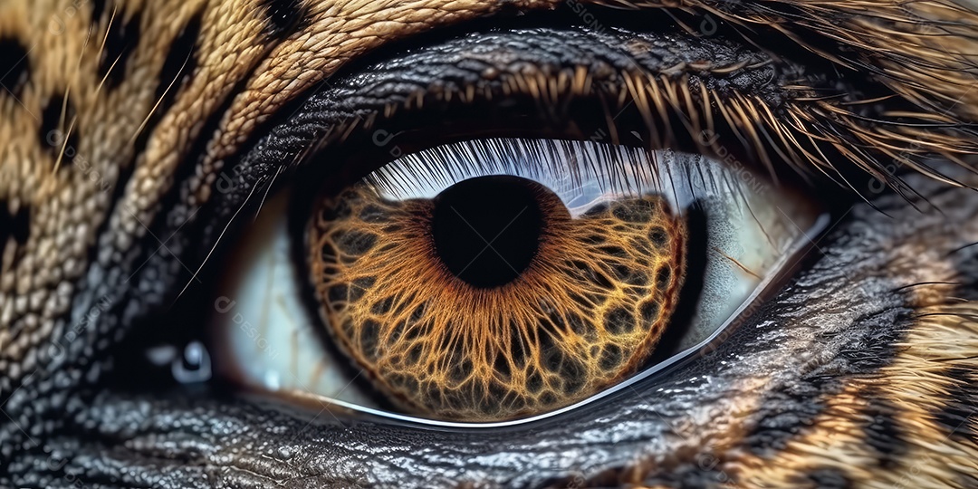 Retrato de um lindo gato em close-up Macro fotografia em fundo escuro.