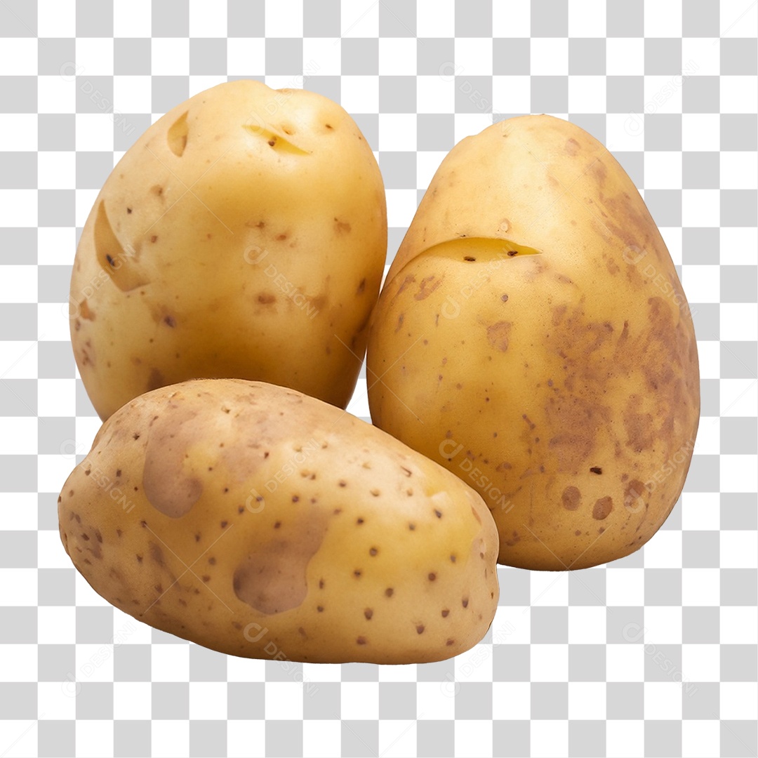 Batatas com Casca Legumes PNG Transparente