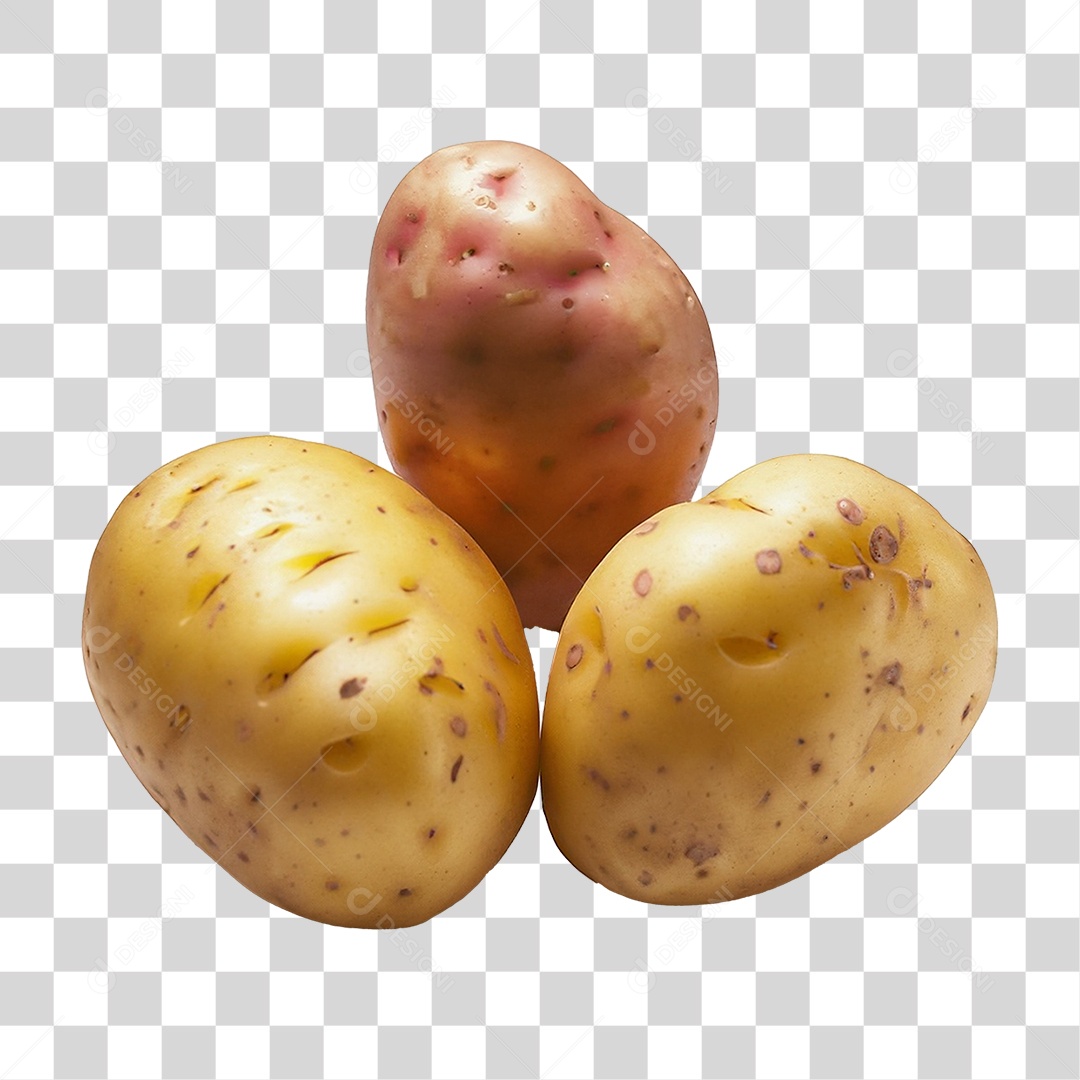 Batatas com Casca Legumes PNG Transparente
