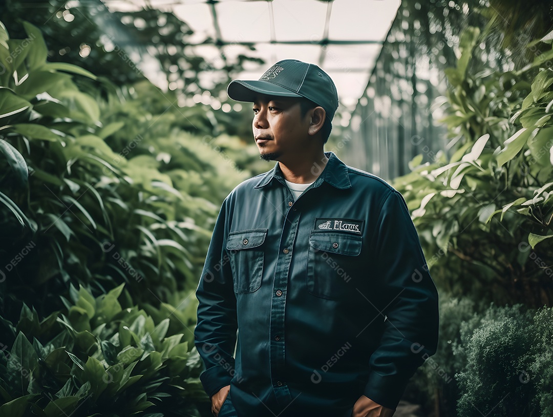 Vista de um engenheiro florestal